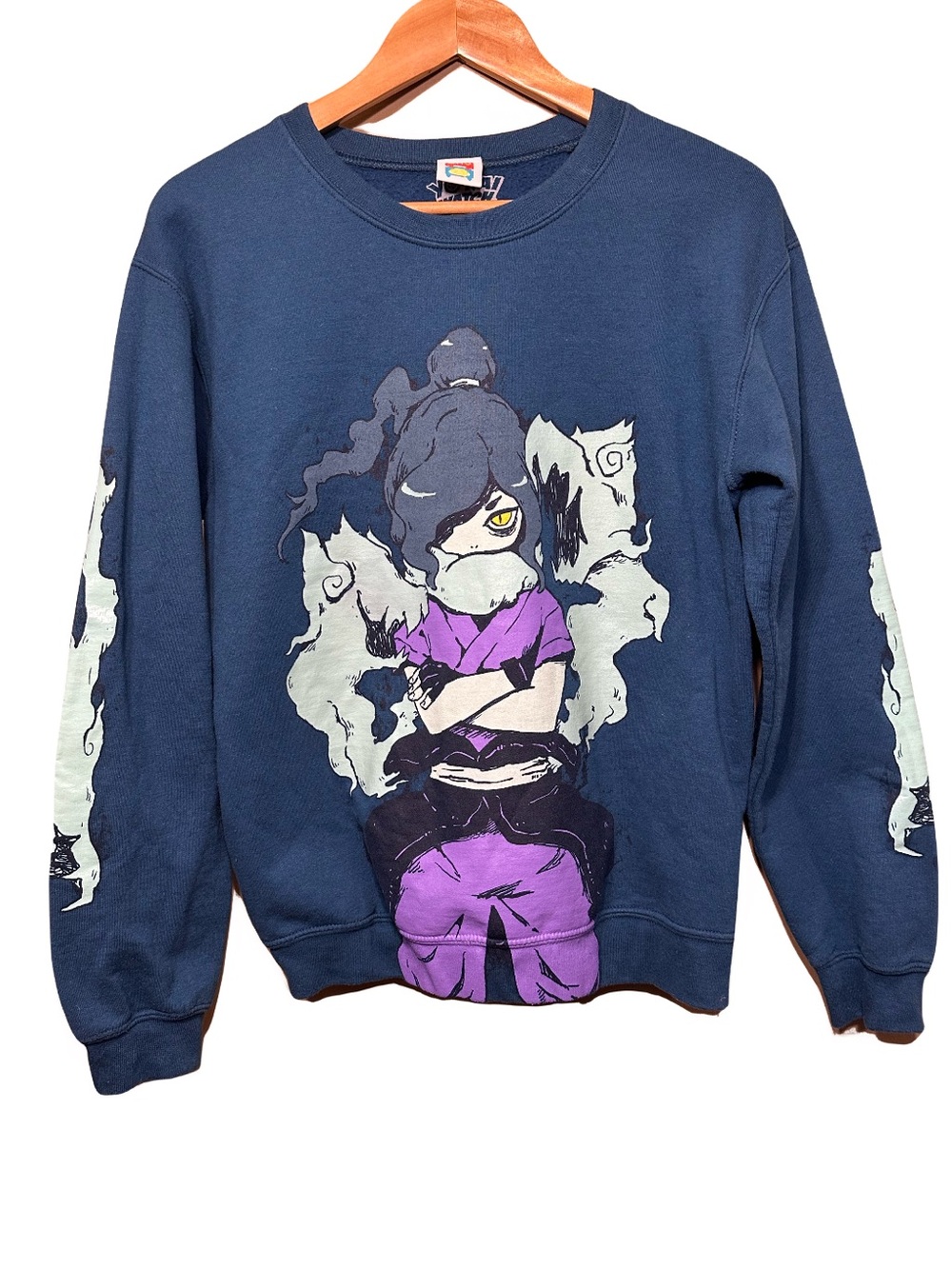 OMOCAT 2018 Yo-Kai Watch Shadow Venoct / Orochi Crewneck Small Anime Rare